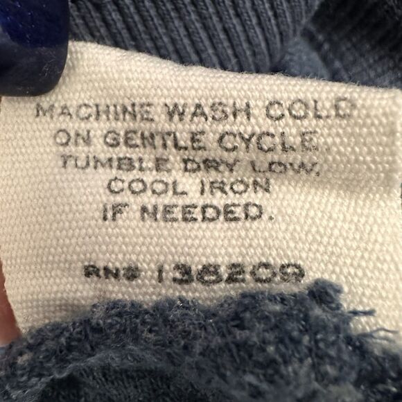 Hatch Quilted Maternity Sweatshirt  Sz 2 (M)  Blue Round Neck Relaxed Loungewear - Picture 10 of 11